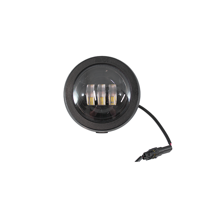 Faros delanteros completos sin Angel Eyes con base de hierro negro LED EVOK Piaggio Vespa HP fl 50-125cc Iluminación y Lámparas Evok