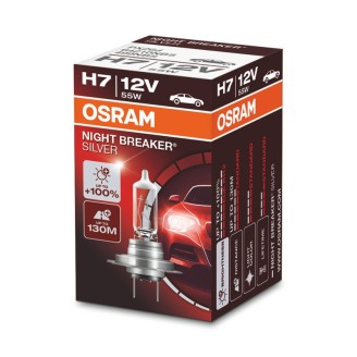 Lampada Osram H7 12V 55W PX26DNIGHT Breaker Silver Lampade Alogene OSRAM