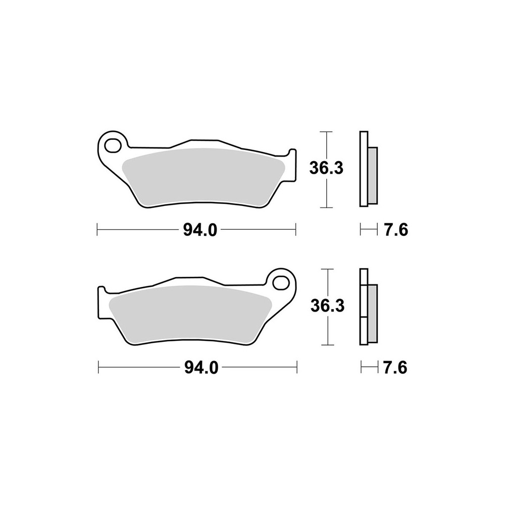 Bremsbeläge Brembo GENUINE07BB0465 Bremsbeläge Brembo
