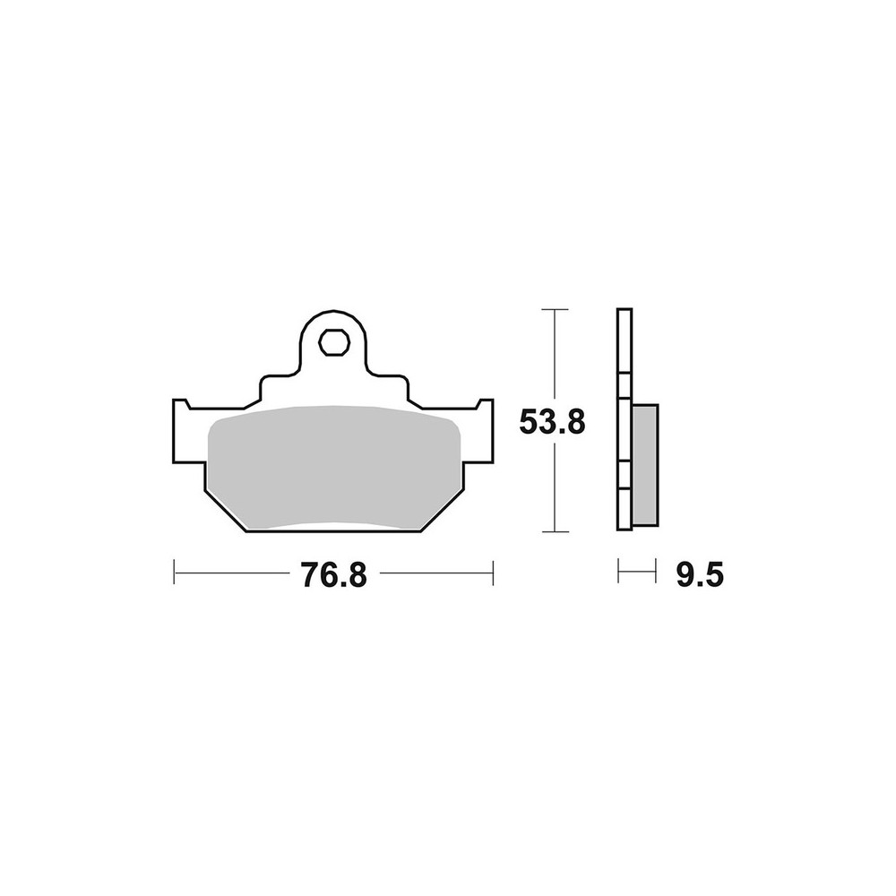 Brake Pads Brembo GENUINE07SU0808 Genuine Brembo