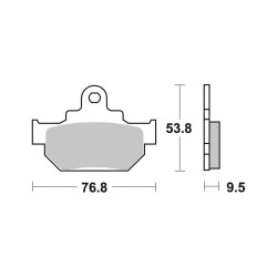 Brake Pads Brembo GENUINE07SU0808 Genuine Brembo