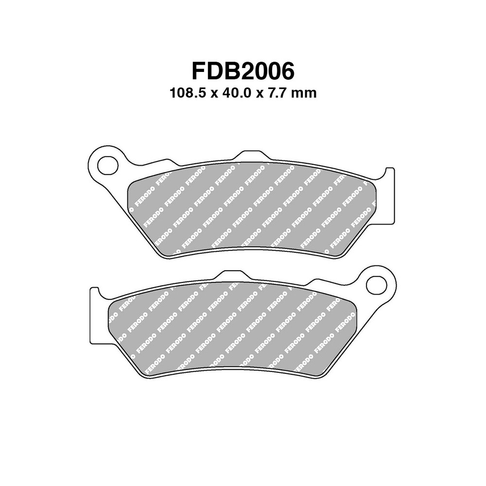Pastiglie Ferodo FDB2006KST Mescola Sinter Moto Ferodo