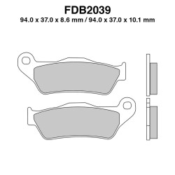 Ferodo Brake Pads FDB2039EFP for BMW R850 GS 99-00 and other models Mescola Organica Moto Ferodo