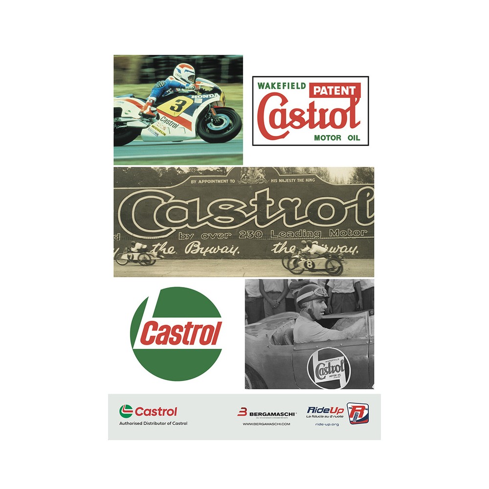 Castrol Vintage Panel 70x100 Cm Verbrauchsmaterial RIDE-UP