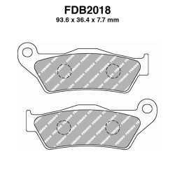 Pastiglie Ferodo FDB2018EFP per APRILIA RX 125 08-13 e altri modelli Mescola Organica Moto Ferodo