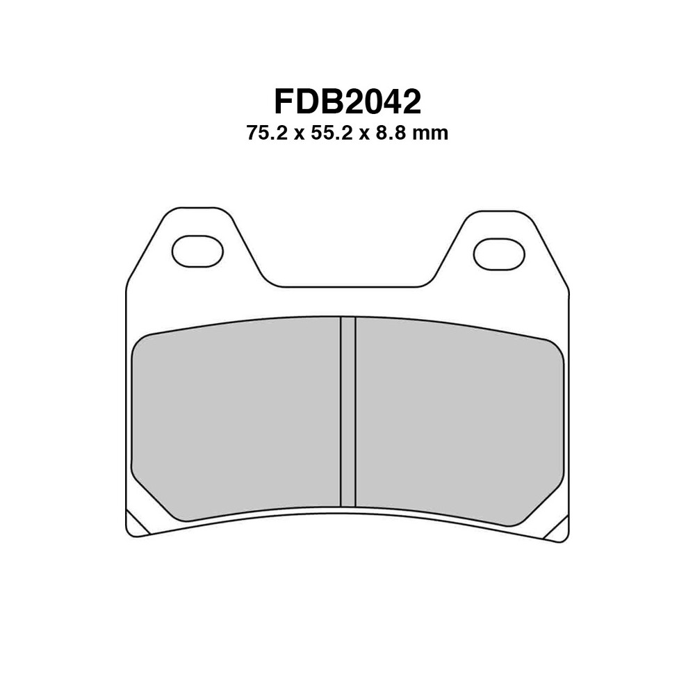 Pastiglie Ferodo FDB2042KST per APRILIA Dorsoduro 75000 10-11 e altri modelli Mescola Sinter Moto Ferodo