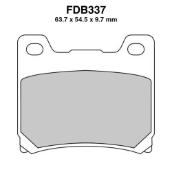 Pastiglie Ferodo FDB337EFP per YAMAHA YZF 600 R Thundercat 96-03 XV Virago 00 89-93 e altri modelli Mescola Organica Moto Ferodo