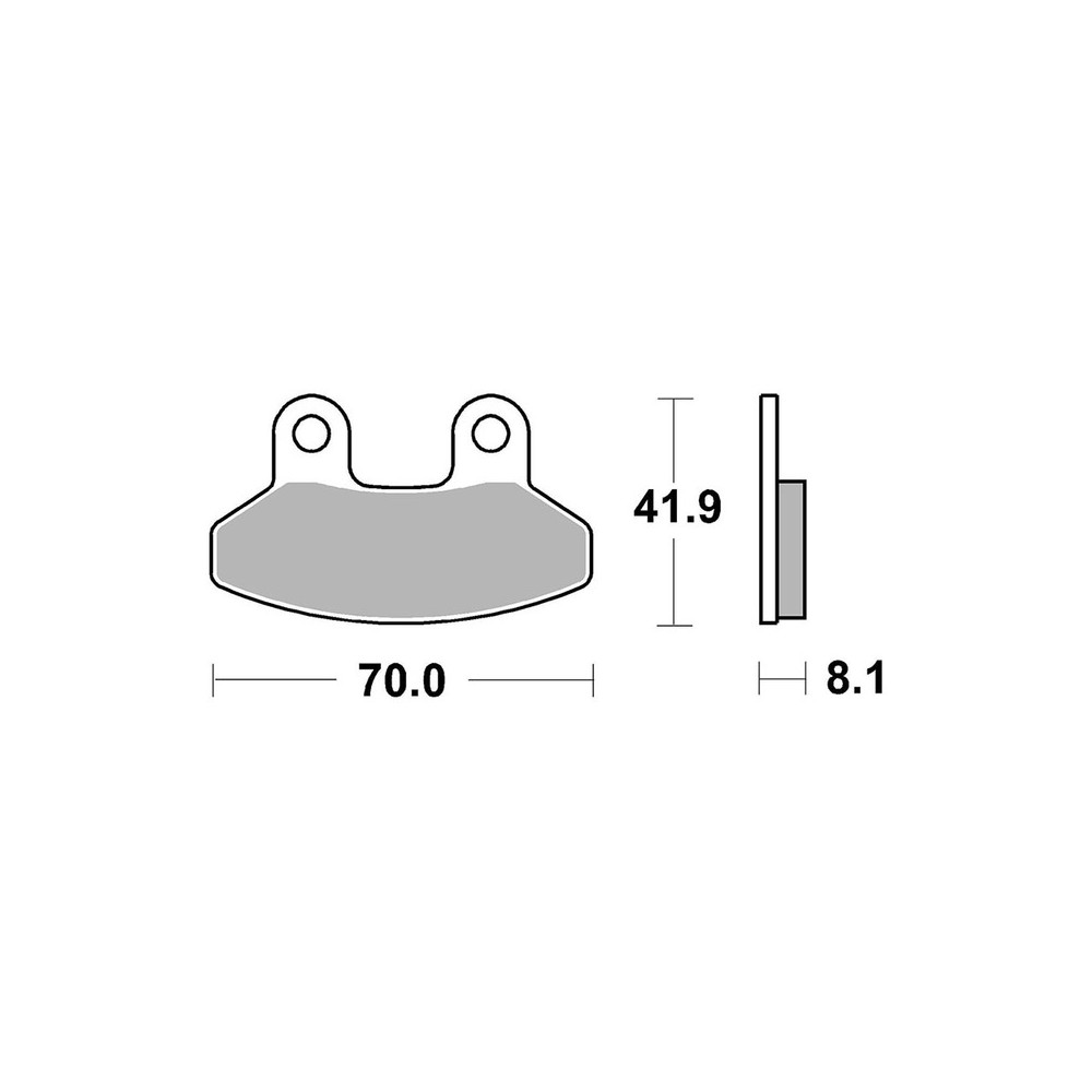 Bremsbeläge Brembo CC07062CC Bremsen Brembo