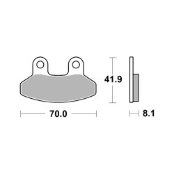 Bremsbeläge Brembo CC07062CC Bremsen Brembo