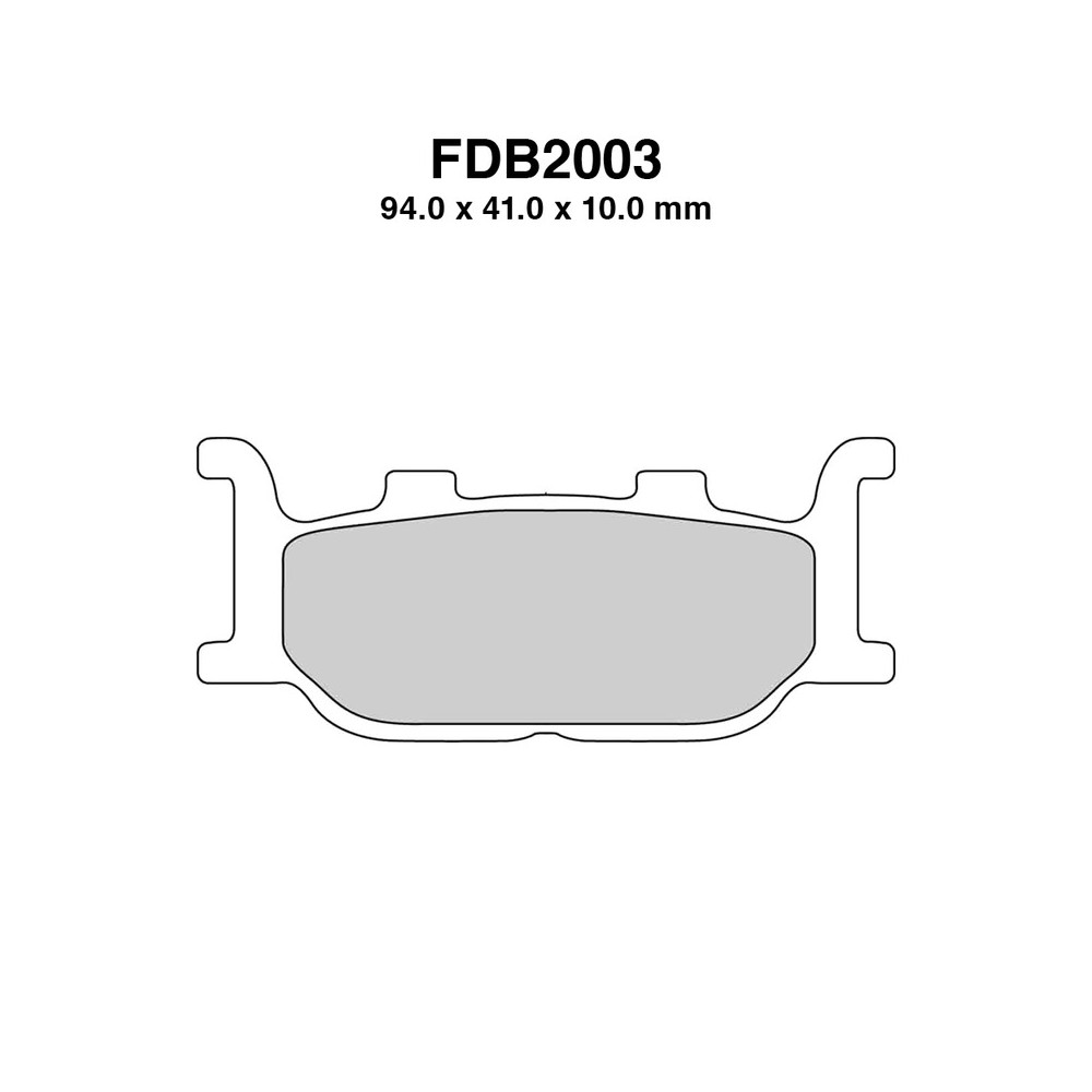 Ferodo Brake Pads FDB2003ST for KTM SX 450525 05-06 and other models Mescola Sinter Moto Ferodo