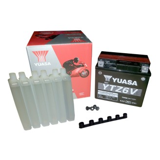 Yuasa Battery YTZ6VWAcid for HONDA CBR 125R 12-16 and other models Batterie Sigillate YUASA