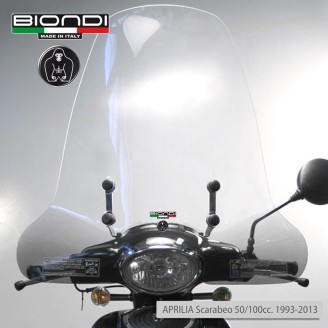 Kit SchermoAttacchi Apriliascarabeo 50100 93-13 per APRILIA Scarabeo 50 4T 02-13 e altri modelli Attacchi BIONDI