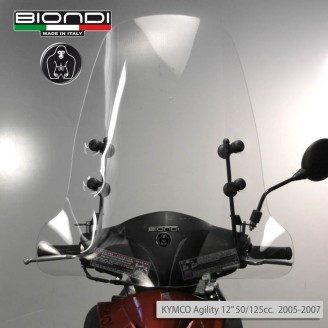 Windscreen Pro Kymco Agility for BENELLI Caff Nero 125200 11-16 and other models Parabrezza BIONDI