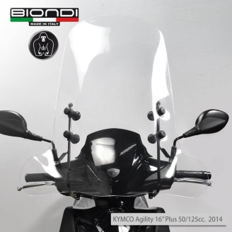Parabrezza Z Kymco Agility R1650125150 08-14 per APRILIA SR 50 04-15 e altri modelli Parabrezza BIONDI