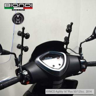 Kit Attacchi Kymco Agility 50125 R16 08- per KYMCO Agility R16 50125150 08- e altri modelli Cupolini BIONDI