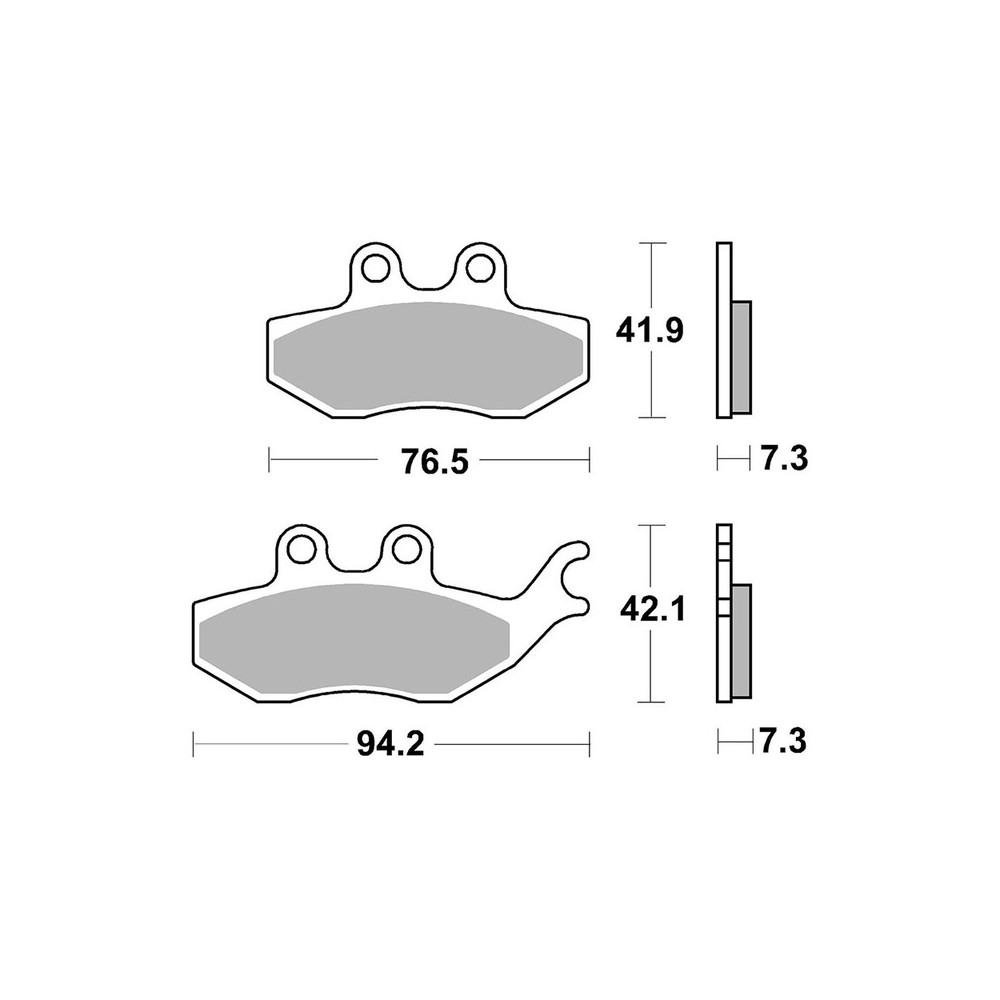 Pastiglie Brembo CC07054CC Mescola CC Brembo