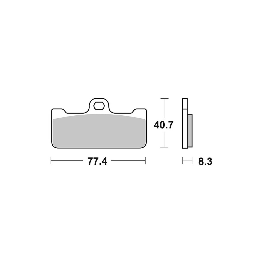 Brake Pads Brembo SR07BB10SR Brakes Brembo