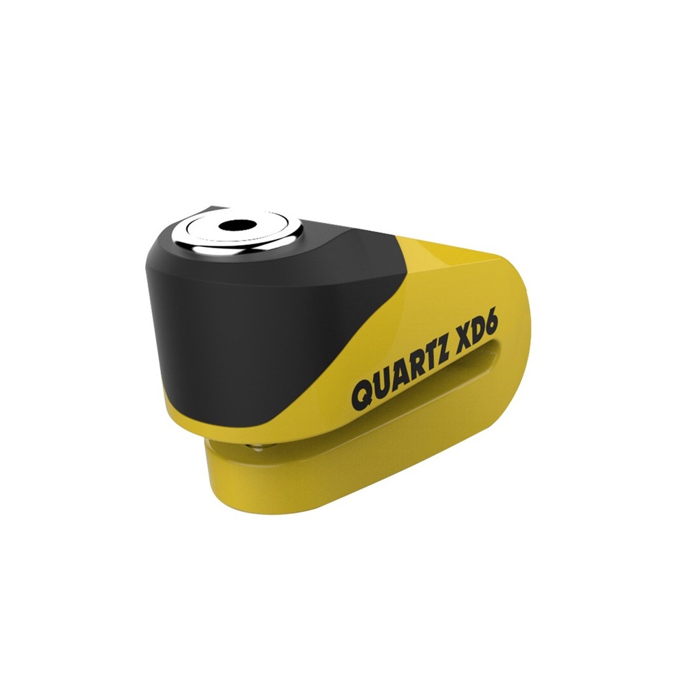 Bloqueadisco Quartz XD6 Amarillo Negro Candados y Antirrobo OXFORD