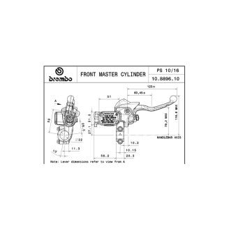 Brake Master Cylinder Pompe Freno Prime Brembo