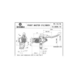 Brake Master Cylinder Pompe Freno Prime Brembo