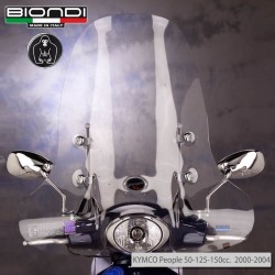 Parabrezza Club Kymco PEOPLE50125150 98-04 per KYMCO People 50 98-00 e altri modelli Parabrezza BIONDI
