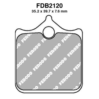 Pastiglie Ferodo FDB2120KST -4PZ X Conf per APRILIA RSV Mille R 00 01-04 e altri modelli
