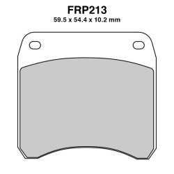 Pastiglie Ferodo FRP213CPRO per TRIUMPH Bonneville Twin 750 82-84 Trident TI V 500 82-84 Thunderbird 650 82-84 Tiger TR 750 76 Mescola Racing Moto Ferodo