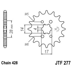 Pignone Jt 277 z13 Pignoni JT