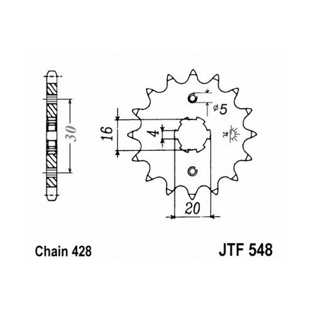 Pignone Jt 548 z13 Pignoni JT