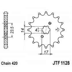 Pignone Jt 1128 z11 Pignoni JT