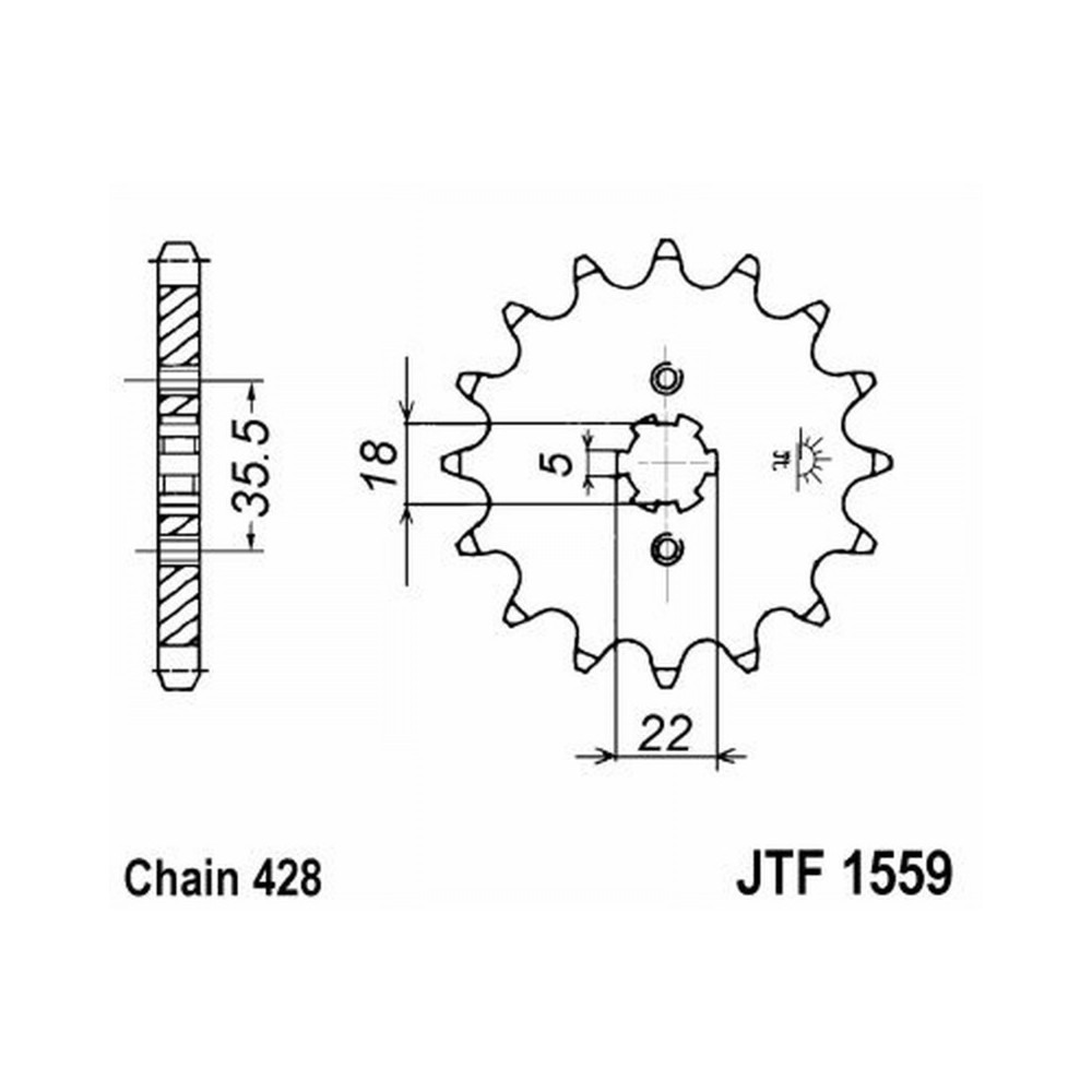 Pignone Jt 1559 z14 Pignoni JT