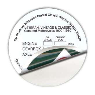 Windscreen Sticker Altro CASTROL CLASSIC