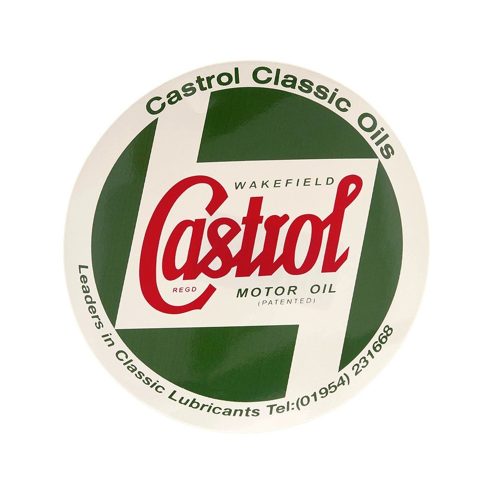 9 Inch Bodywork Sticker Altro CASTROL CLASSIC