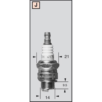 Spark Plug Champion J4C CCH825 for INDIAN ML- nd and other models Candele Champion
