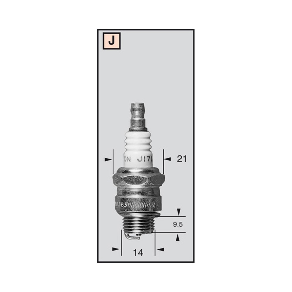 Candela Champion J4C CCH825 per INDIAN ML- nd e altri modelli Candele Champion