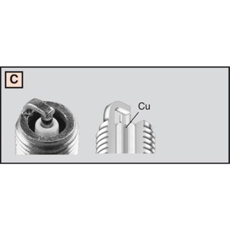 Spark Plug Champion J4C CCH825 for INDIAN ML- nd and other models Candele Champion