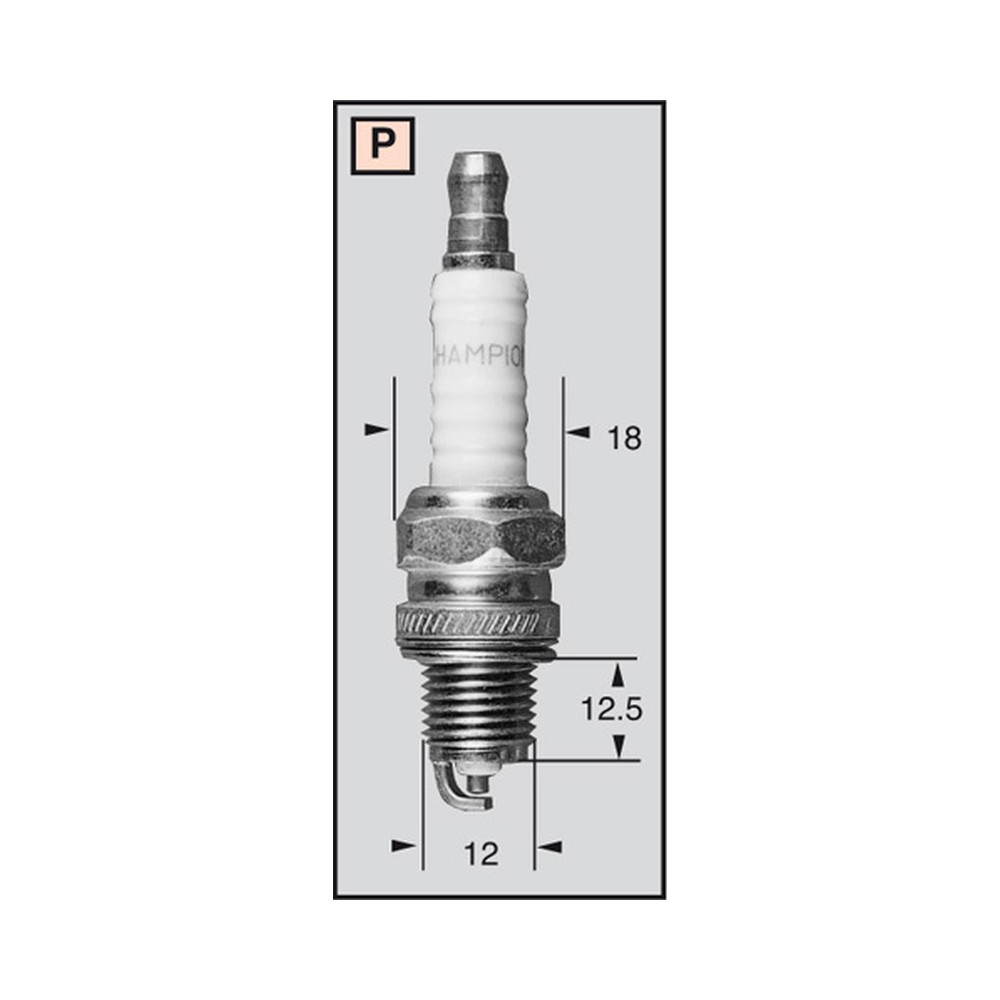 Candela Champion P8Y CCH888 per HONDA C D nd e altri modelli Candele Champion