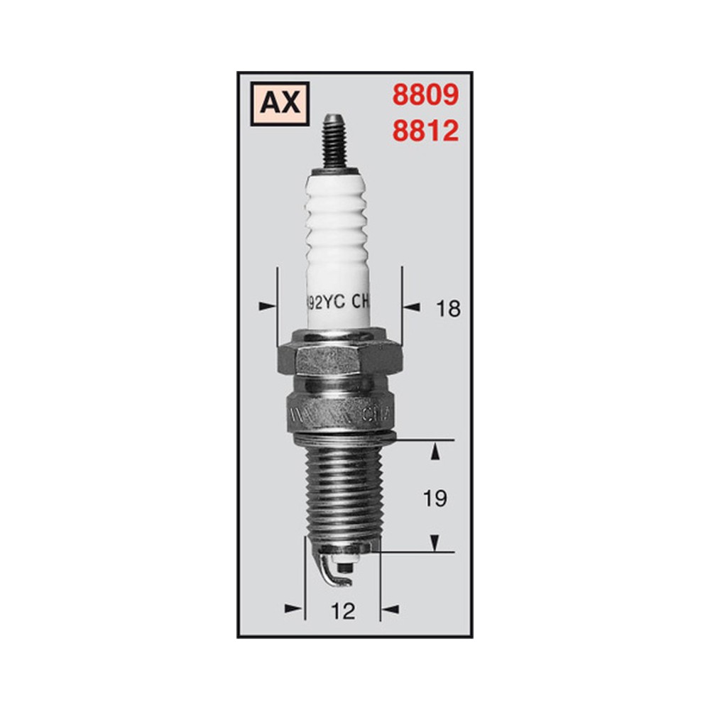 Spark Plug Champion P-RA7HC for BMW K 1100 LT 16V 1100 92-99 and other models Candele Champion