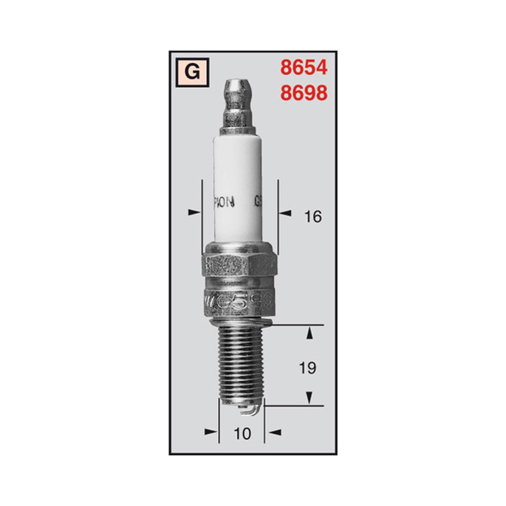 Spark Plug Champion P-RG4HCC for BAJAJ AVENGER DTS-i 180 08 and other models Candele Champion