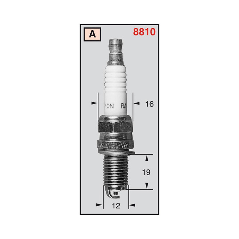 Spark Plug CHAMPIONRA8HC CCH810 for HARLEY DAVIDSON Electra Glide Ultra Classic FLHTCUI 1450 00-06 and other models Candele Champion