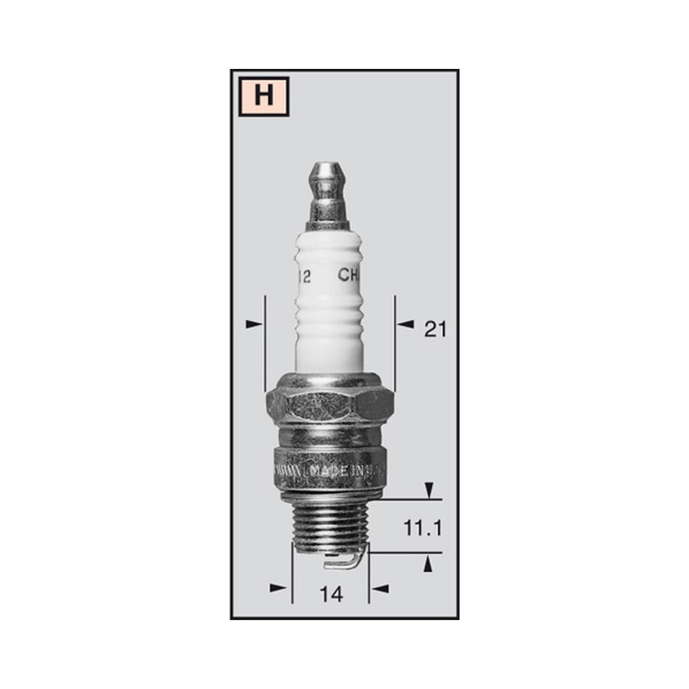 Spark Plug CHAMPIONRH10C CCH854 for JAWA Transistor 40 Candele Champion