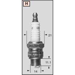 Spark Plug CHAMPIONRH10C CCH854 for JAWA Transistor 40 Candele Champion