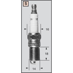 Candela Champion RS14YC CCH408 per BOSS HOSS All models 00 Candele Champion
