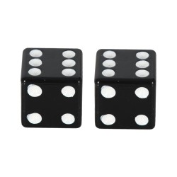 Lucky Dice Valve Caps Black Altro OXFORD