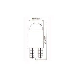 Blister 2 Lamp.Led 12V T10GIALLA Fanaleria e Lampade OKYAMI