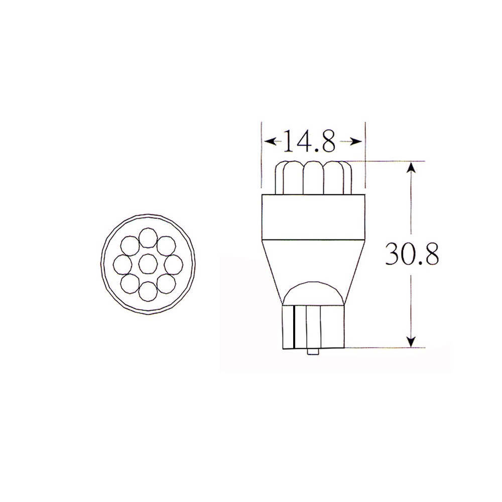 Blister 2 Lamp.Led 12V T15BIANCA Fanaleria e Lampade OKYAMI
