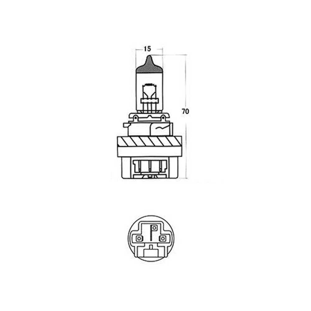 Lampada HS5 12V P23T 3530W Fanaleria e Lampade TOPLIGHT