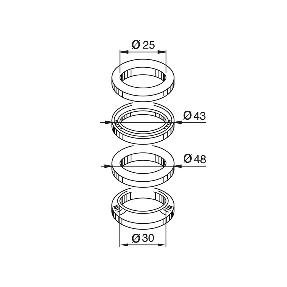 Kit Ralle Sterzo Mbk Booster,Cygnus 100 per MBK Booster 100 99-01 e altri modelli Kit Revisione OKYAMI