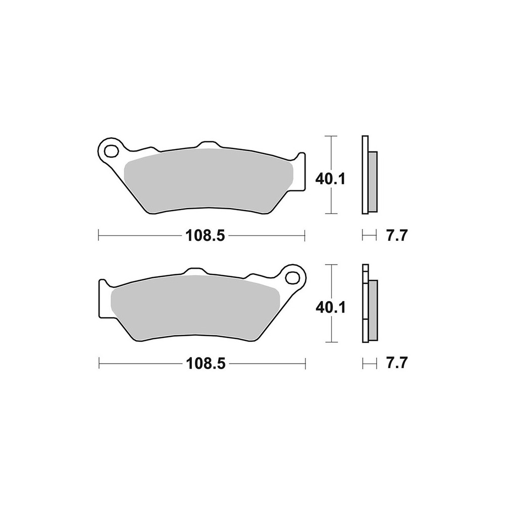 Pastiglie Brembo GENUINE07BB0373 Pastiglie Freno Brembo