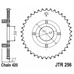 Rear Sprocket Jt 256 z43 Corone JT